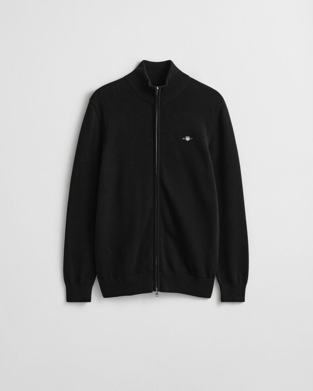 GANT COTTON ZIP CARDIGAN