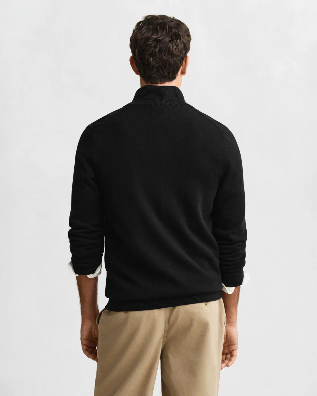 GANT COTTON ZIP CARDIGAN