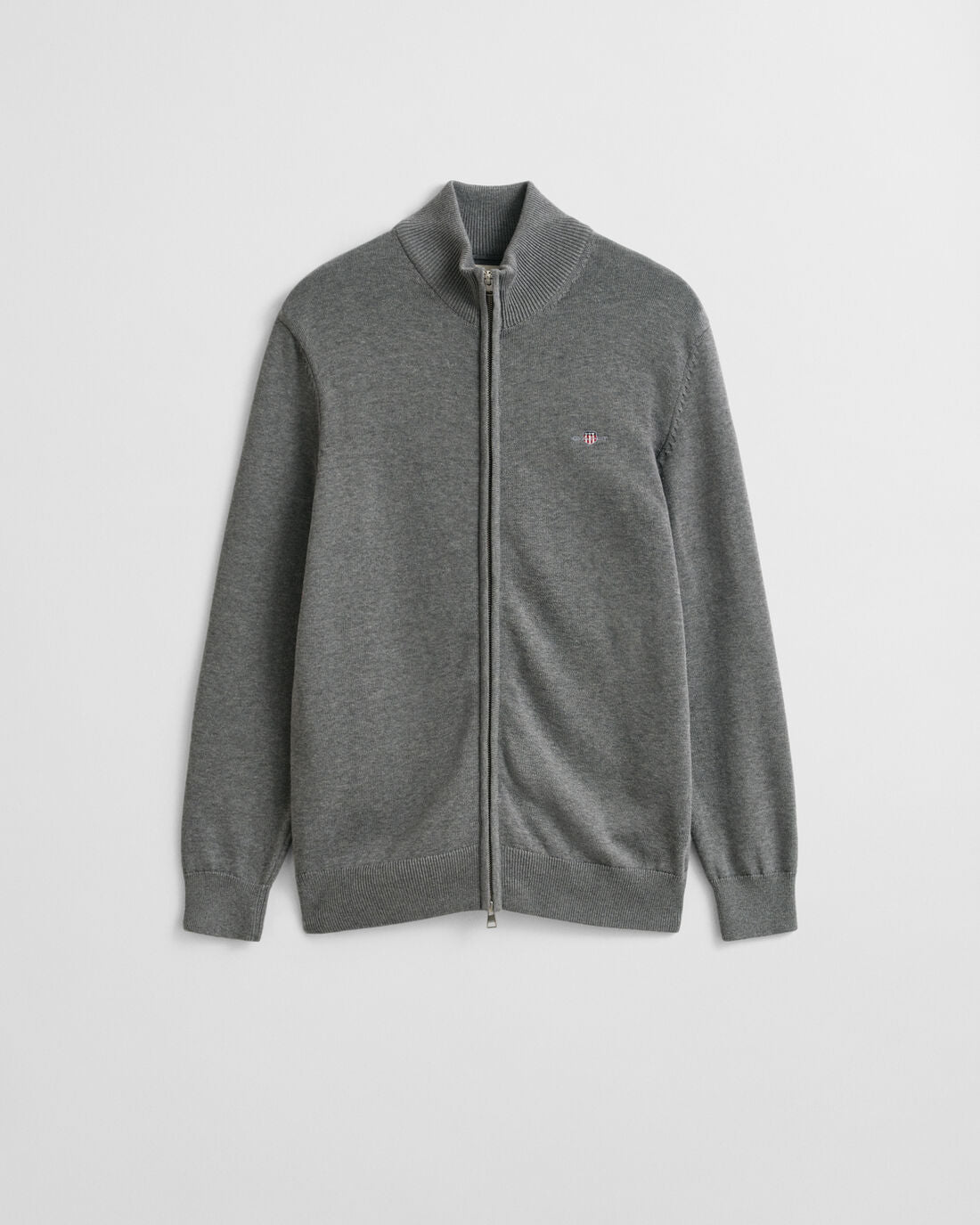 GANT COTTON ZIP CARDIGAN