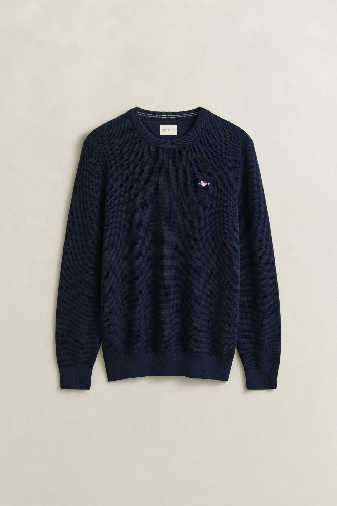 GANT TEXTURED C-NECK