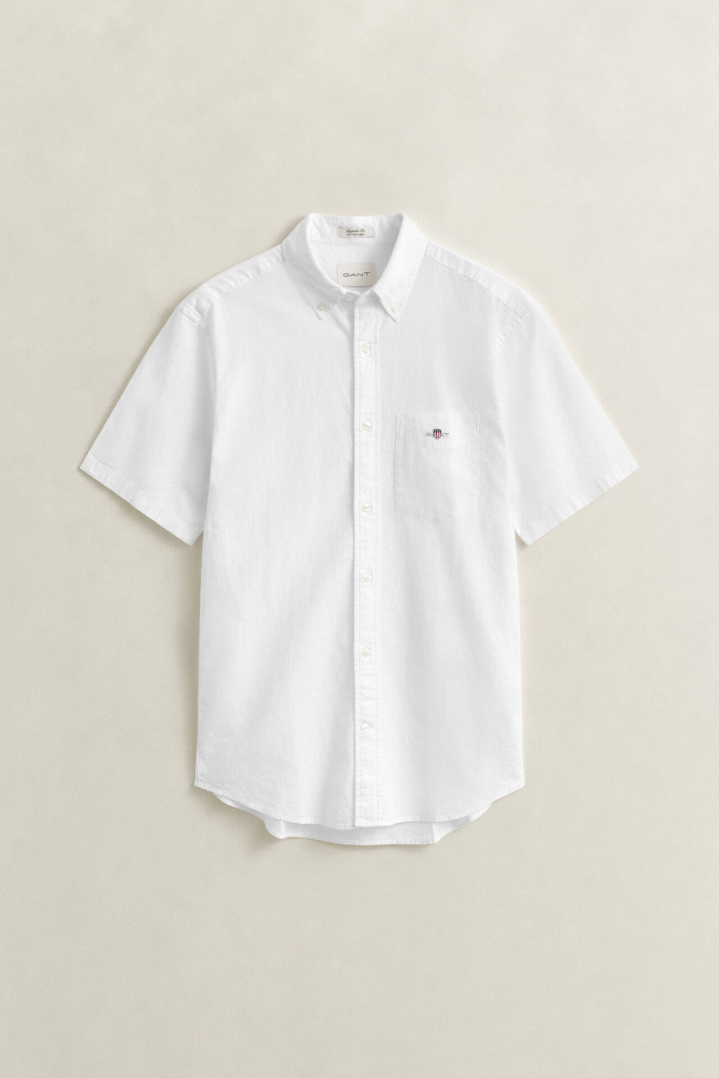 GANT REG COT/LIN SS SHIRT