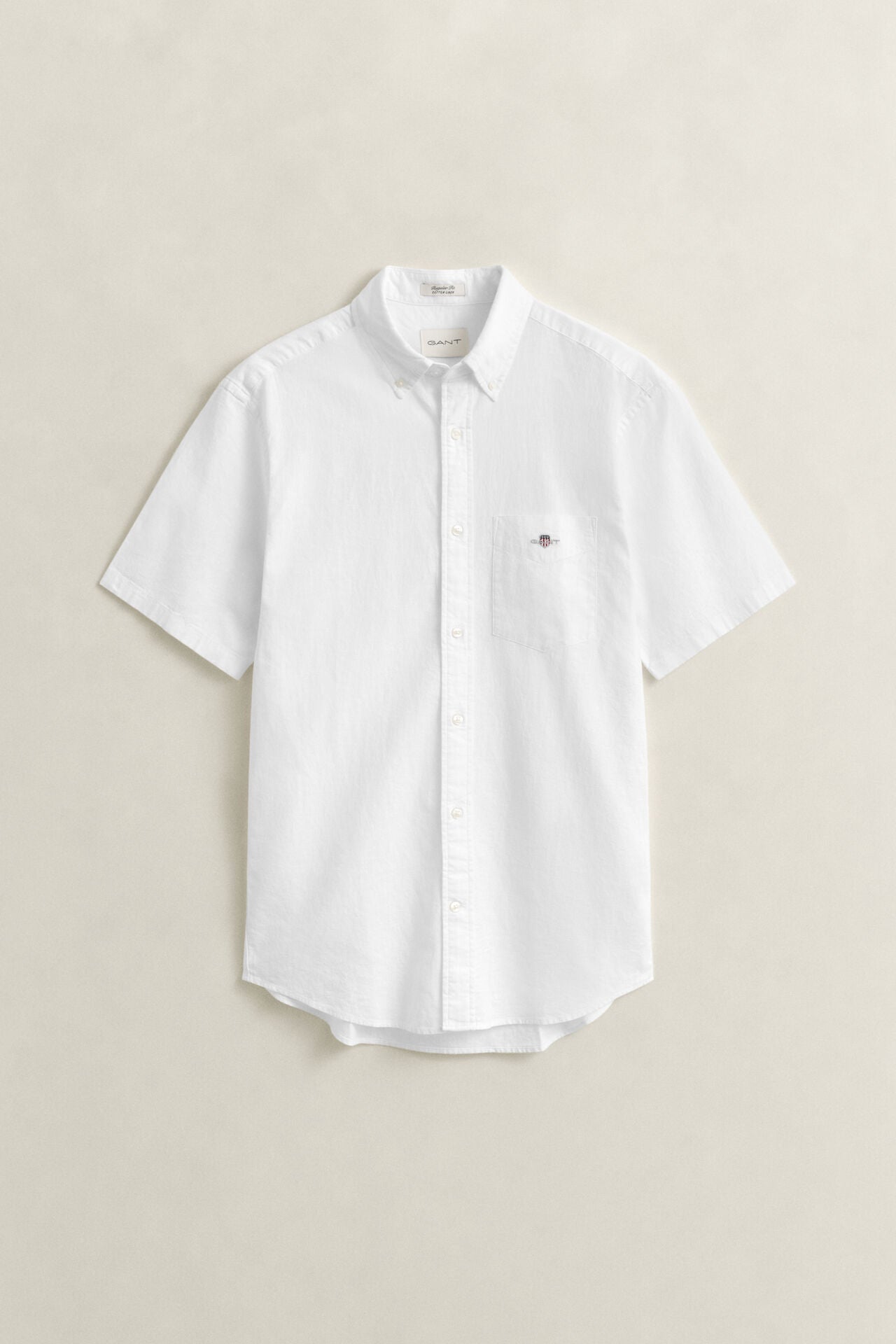 GANT REG COT/LIN SS SHIRT
