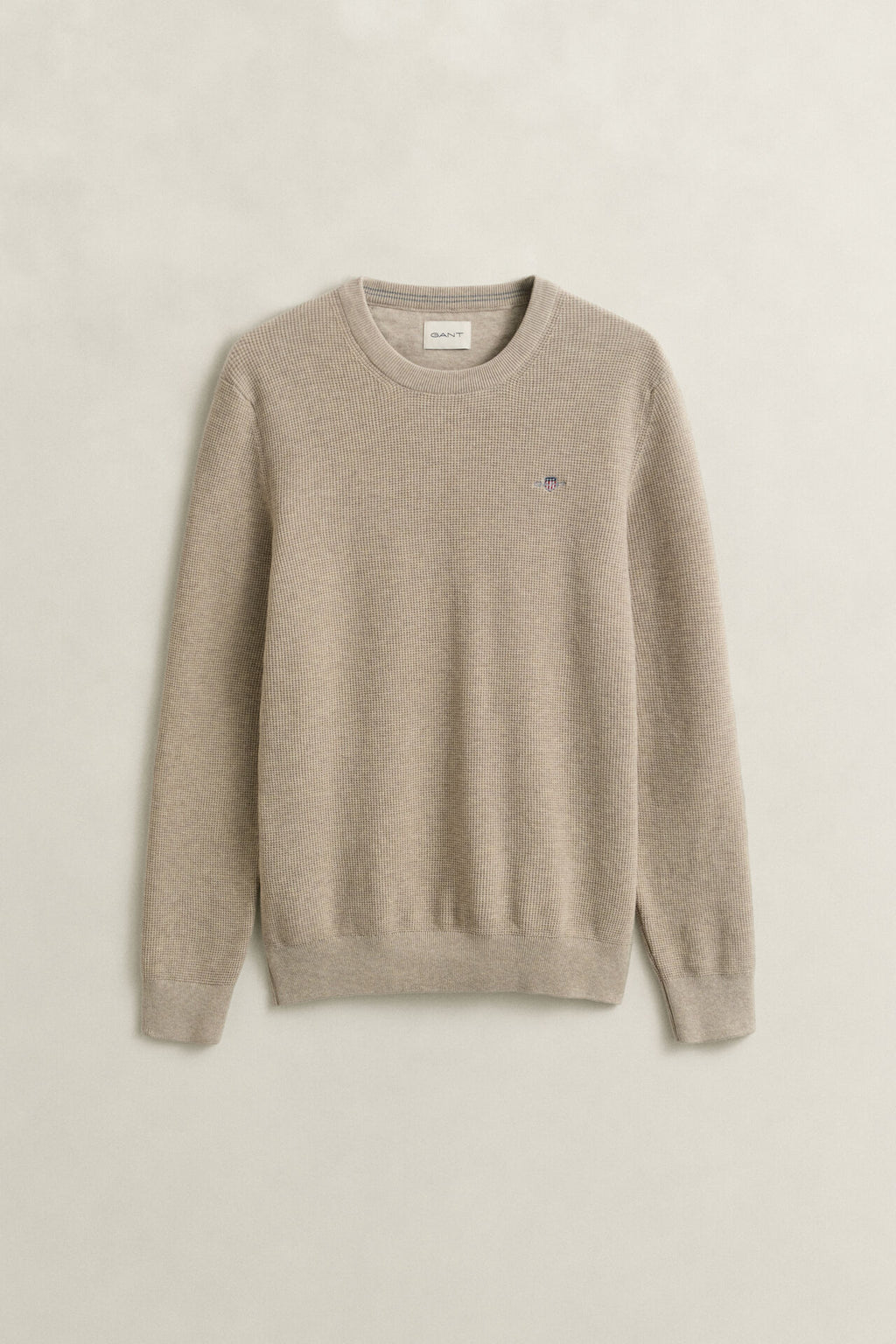 GANT TEXTURED C-NECK