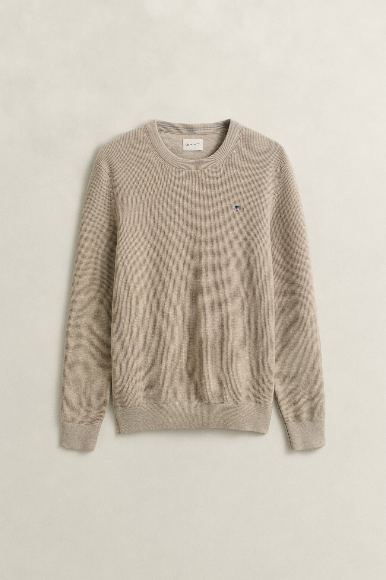 GANT TEXTURED C-NECK