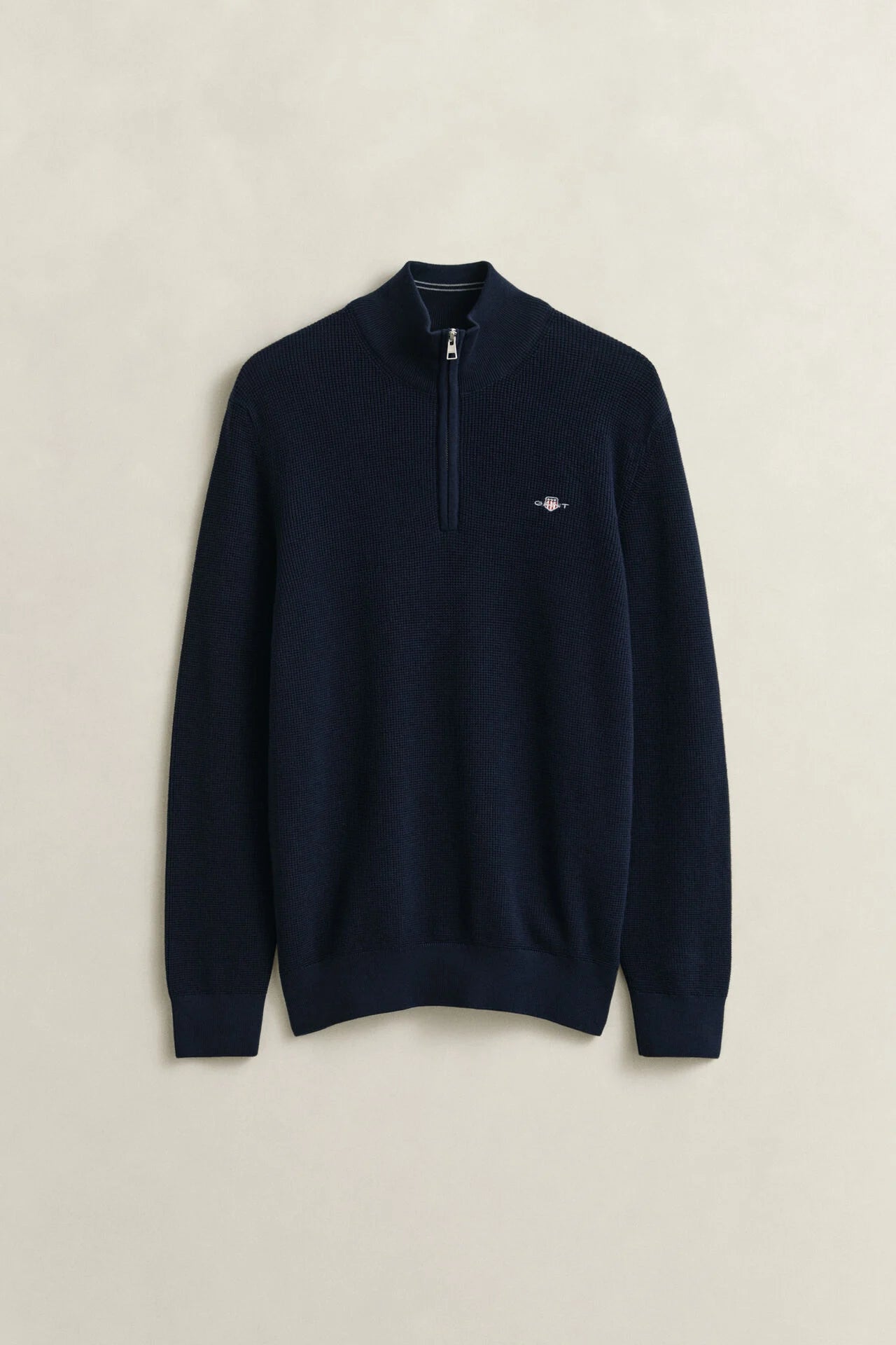 GANT TEXTURED HALF-ZIP