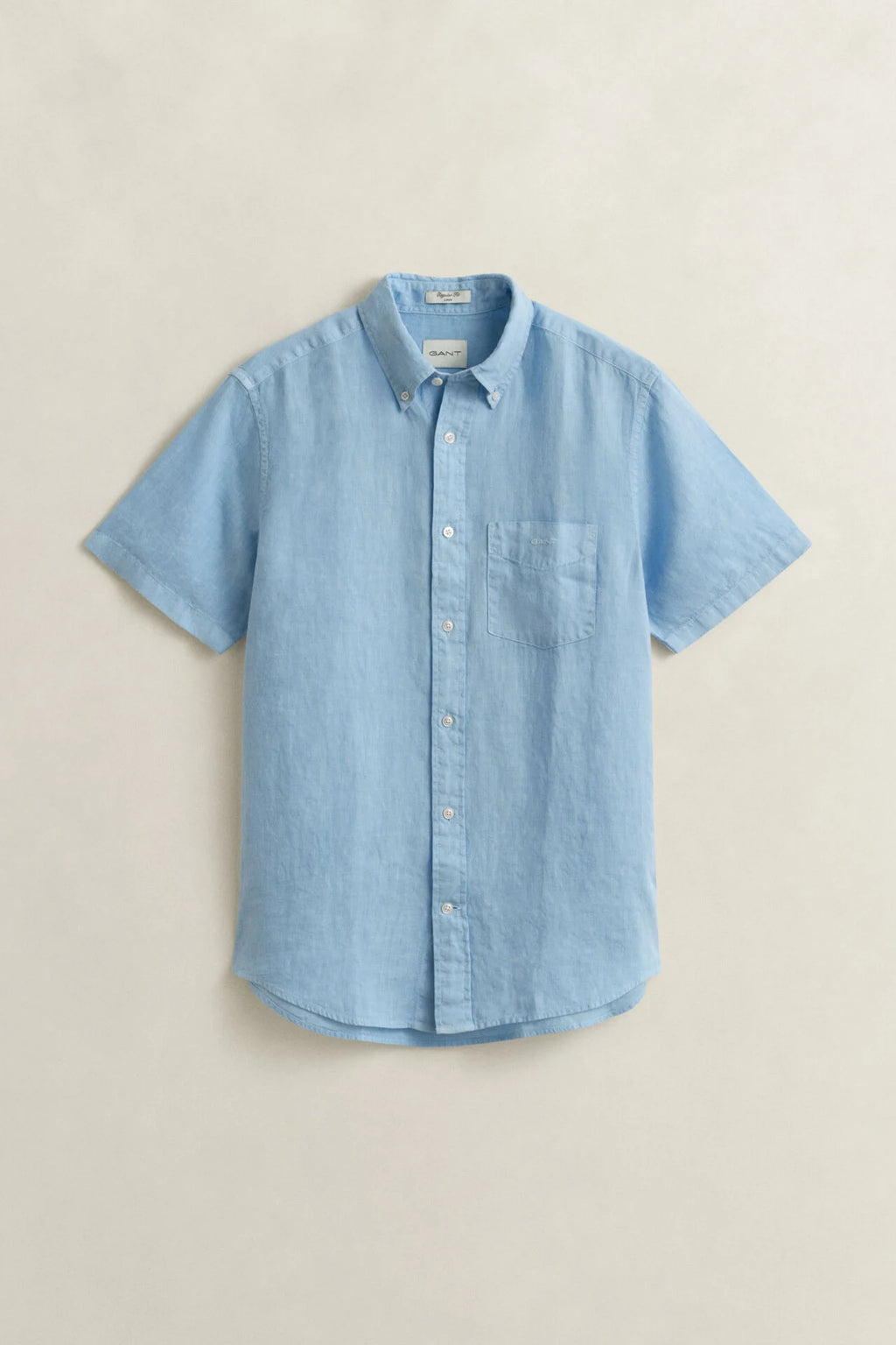 GANT REG DYED LINEN SS SHIRT