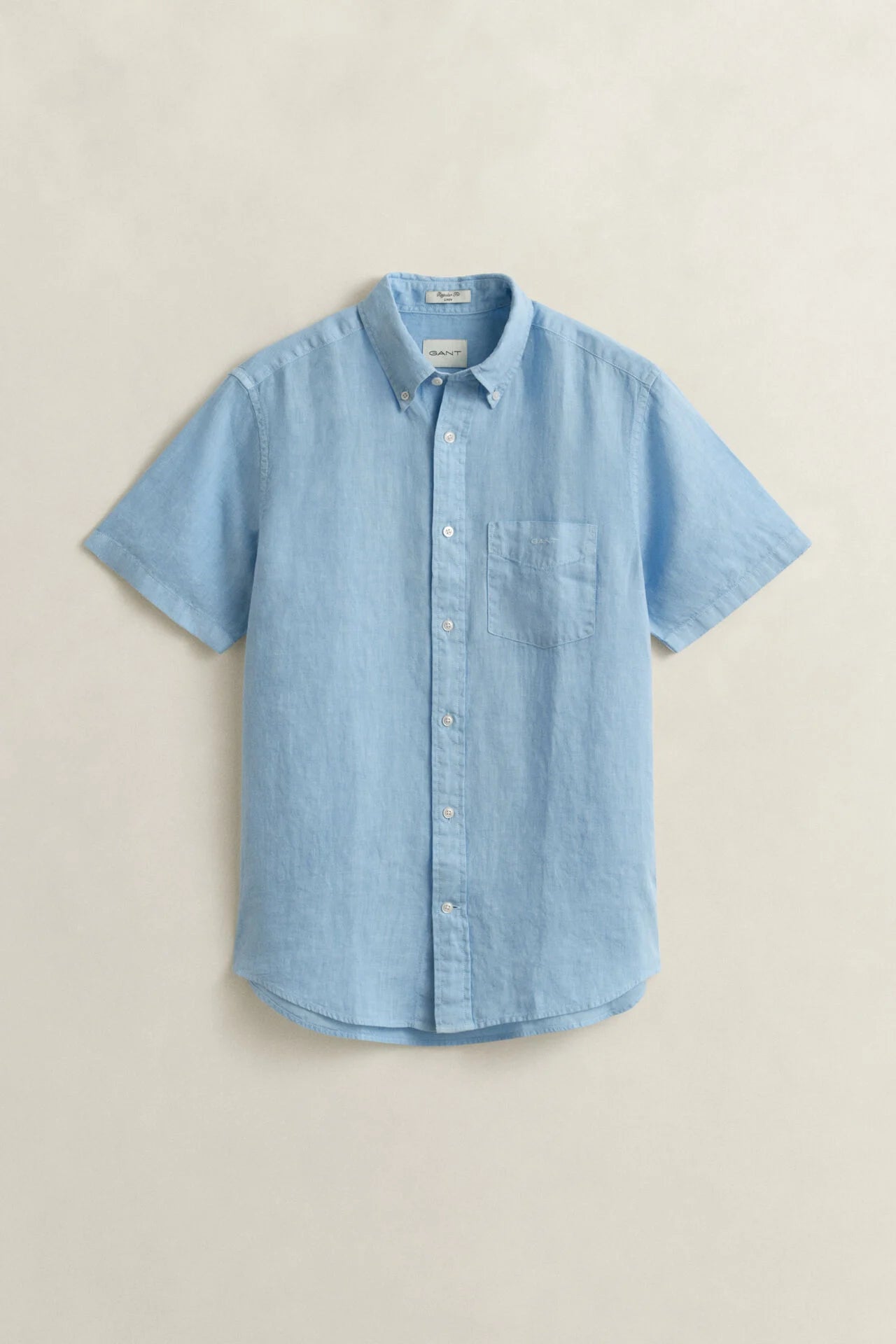 GANT REG DYED LINEN SS SHIRT
