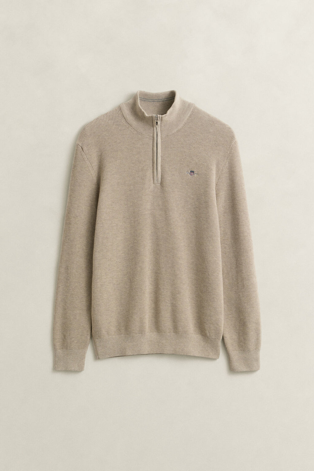 GANT TEXTURED HALF-ZIP