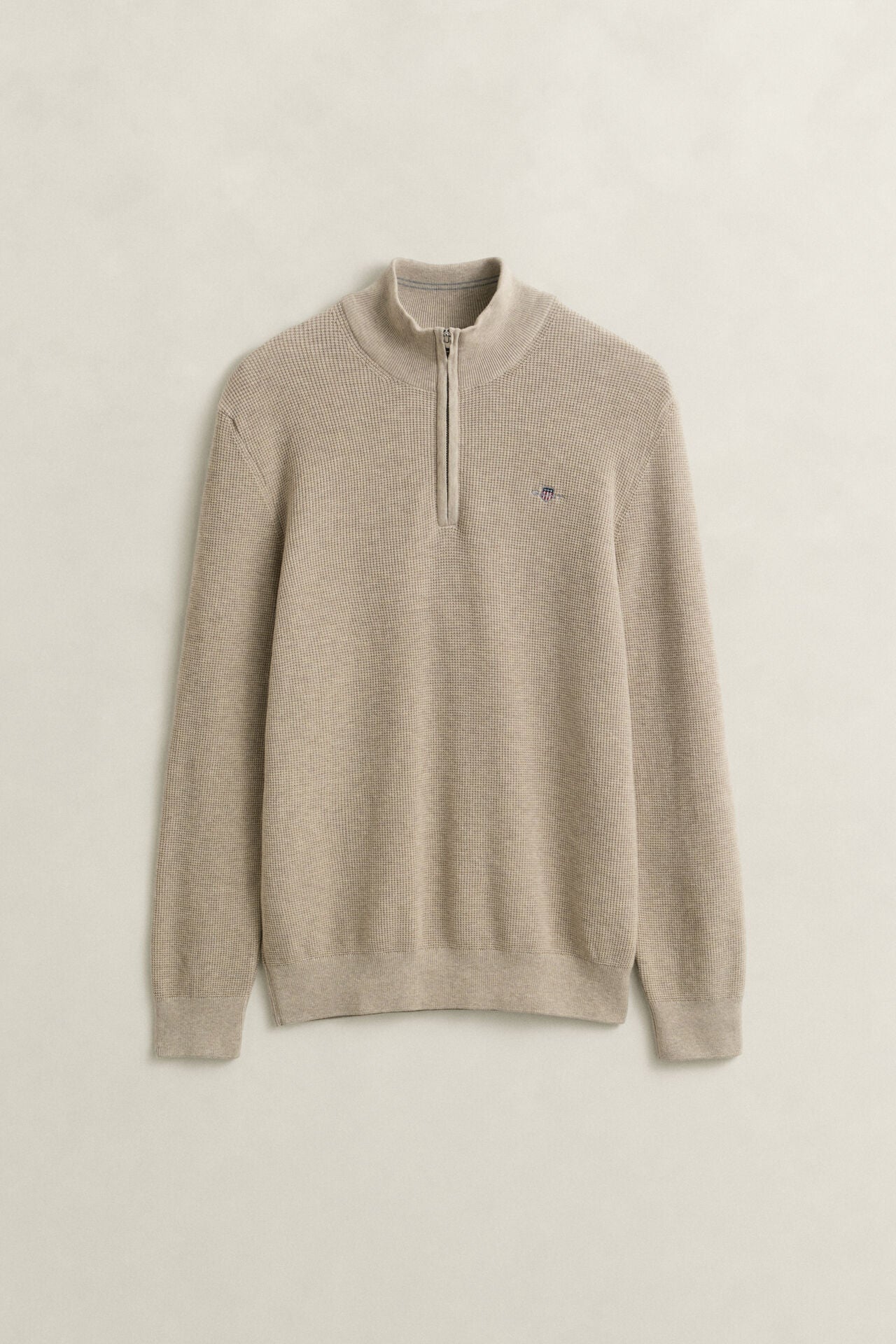 GANT TEXTURED HALF-ZIP