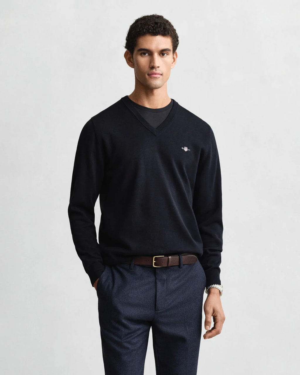 GANT COTTON V-NECK
