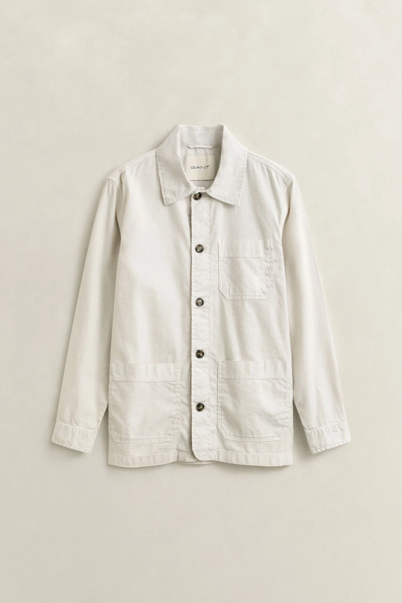 GANT REG COT/LINEN OVERSHIRT