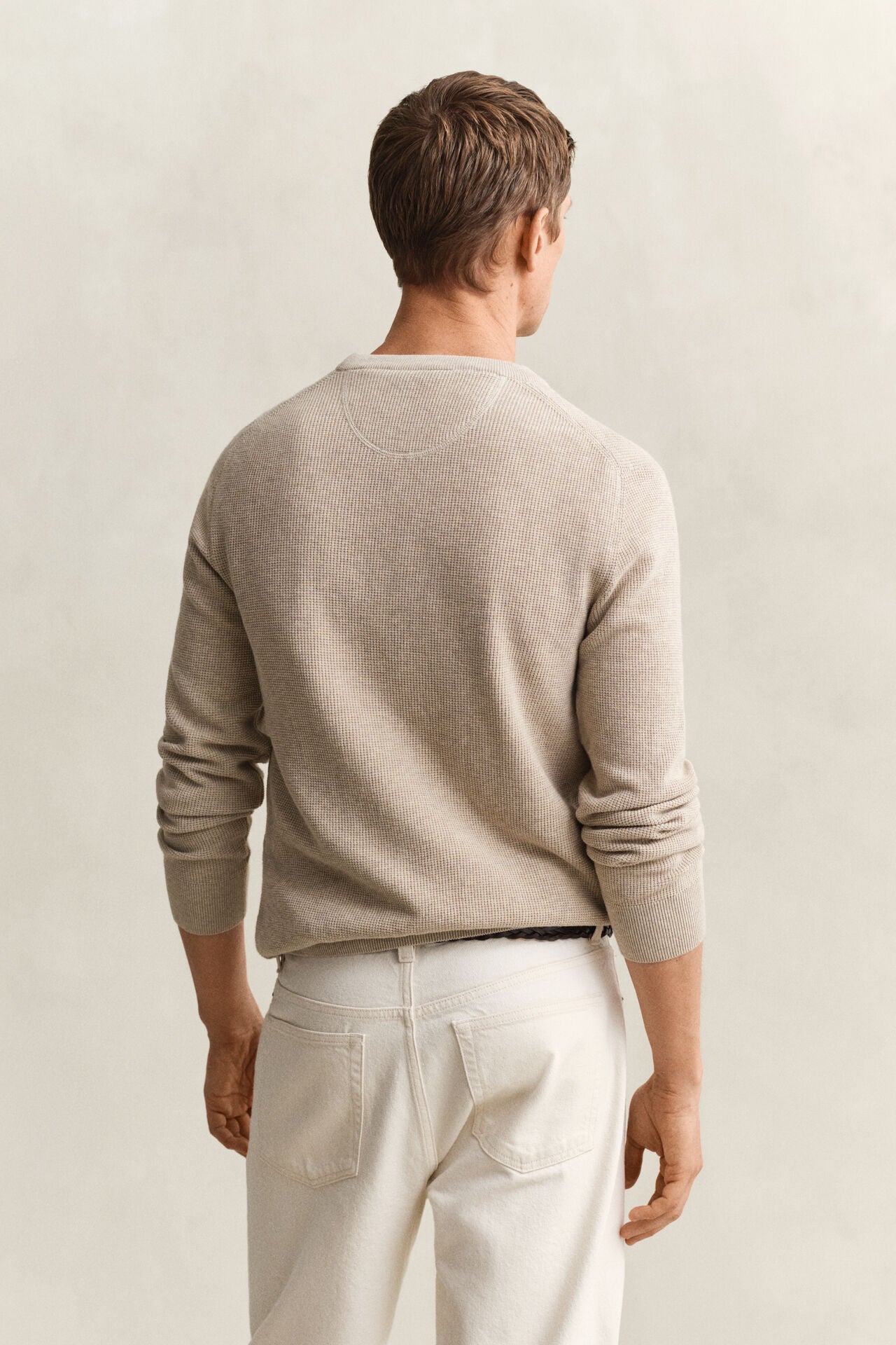 GANT TEXTURED C-NECK