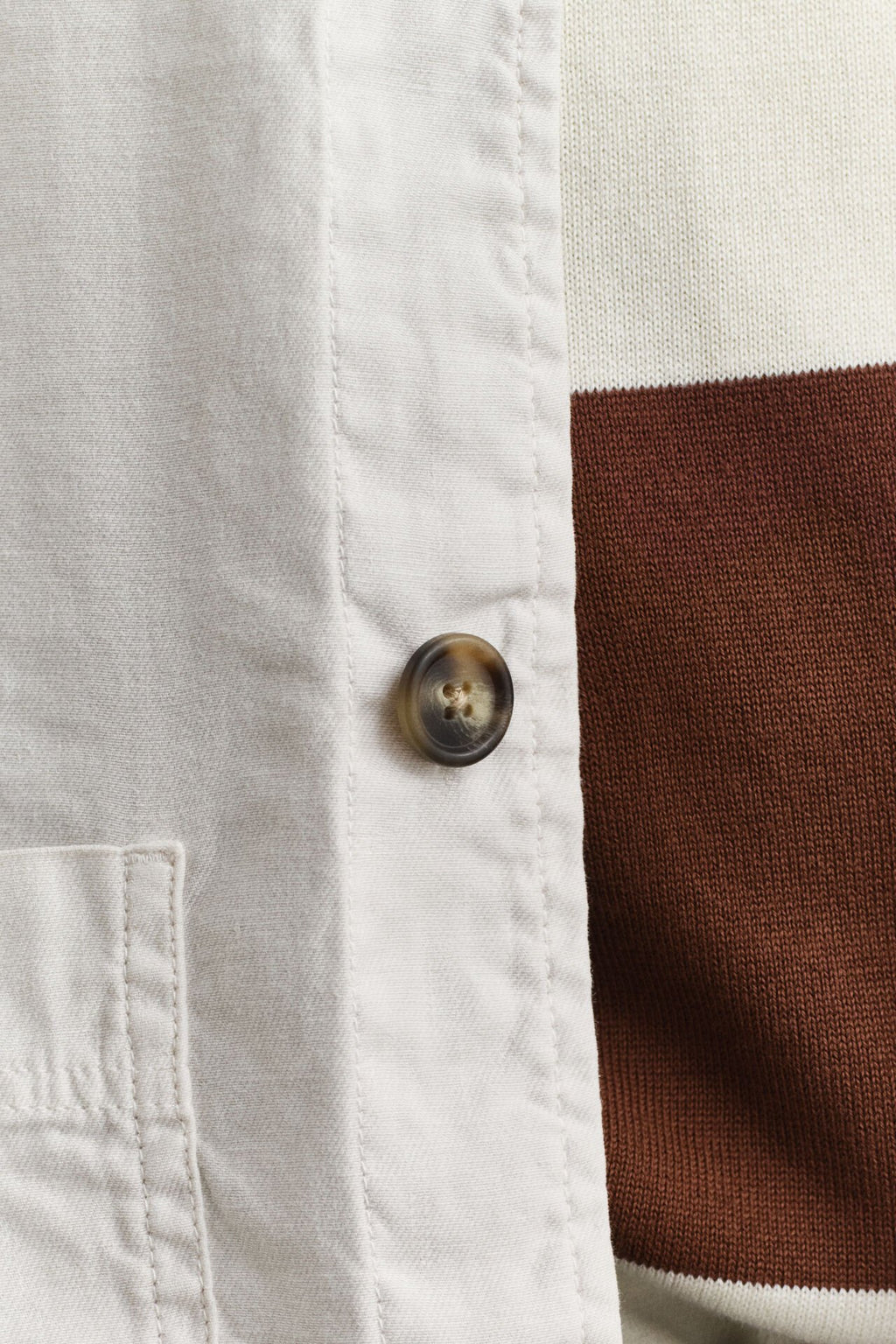 GANT REG COT/LINEN OVERSHIRT