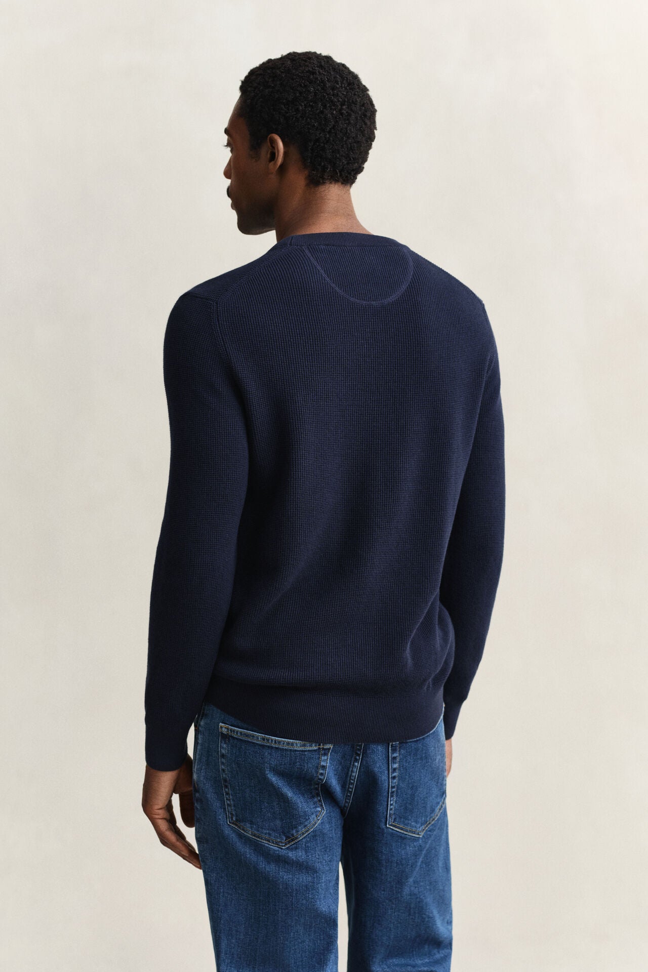 GANT TEXTURED C-NECK
