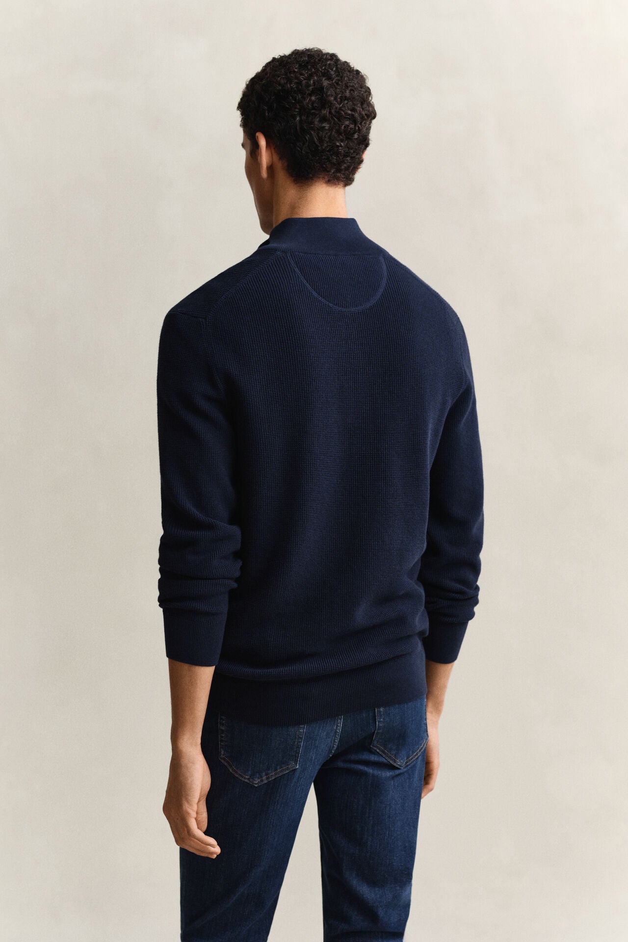 GANT TEXTURED HALF-ZIP