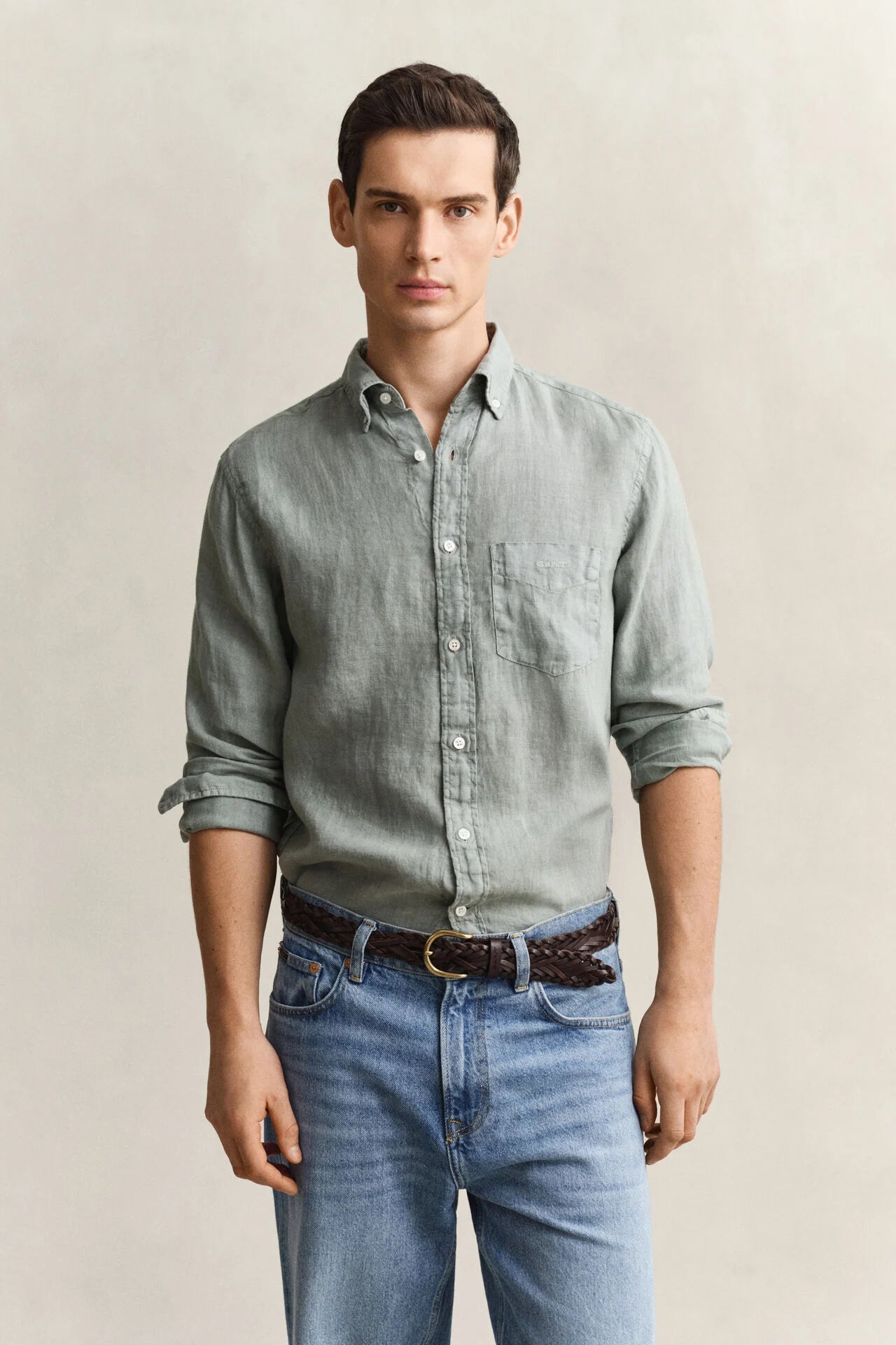 GANT DYED LINEN SHIRT