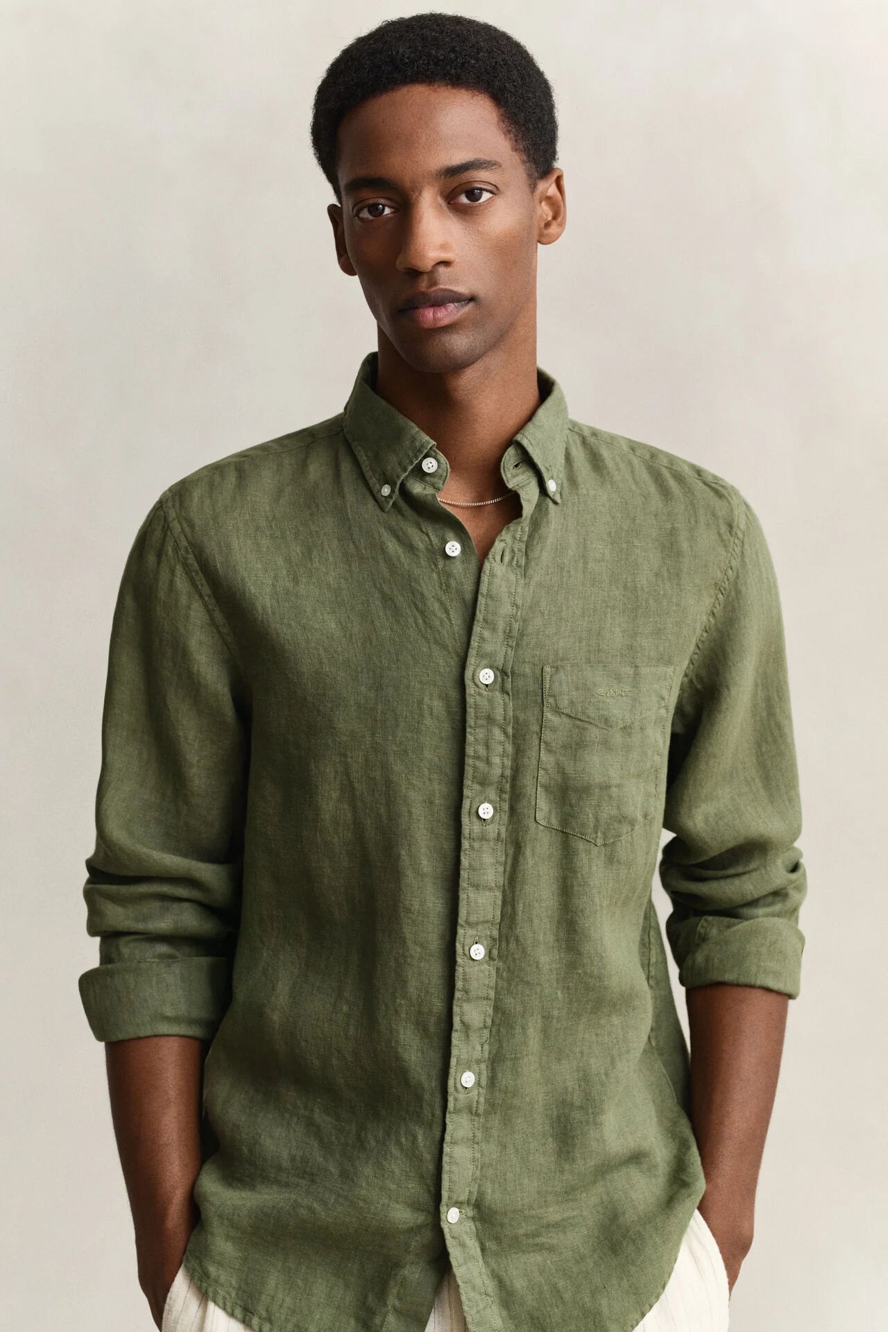 GANT DYED LINEN SHIRT