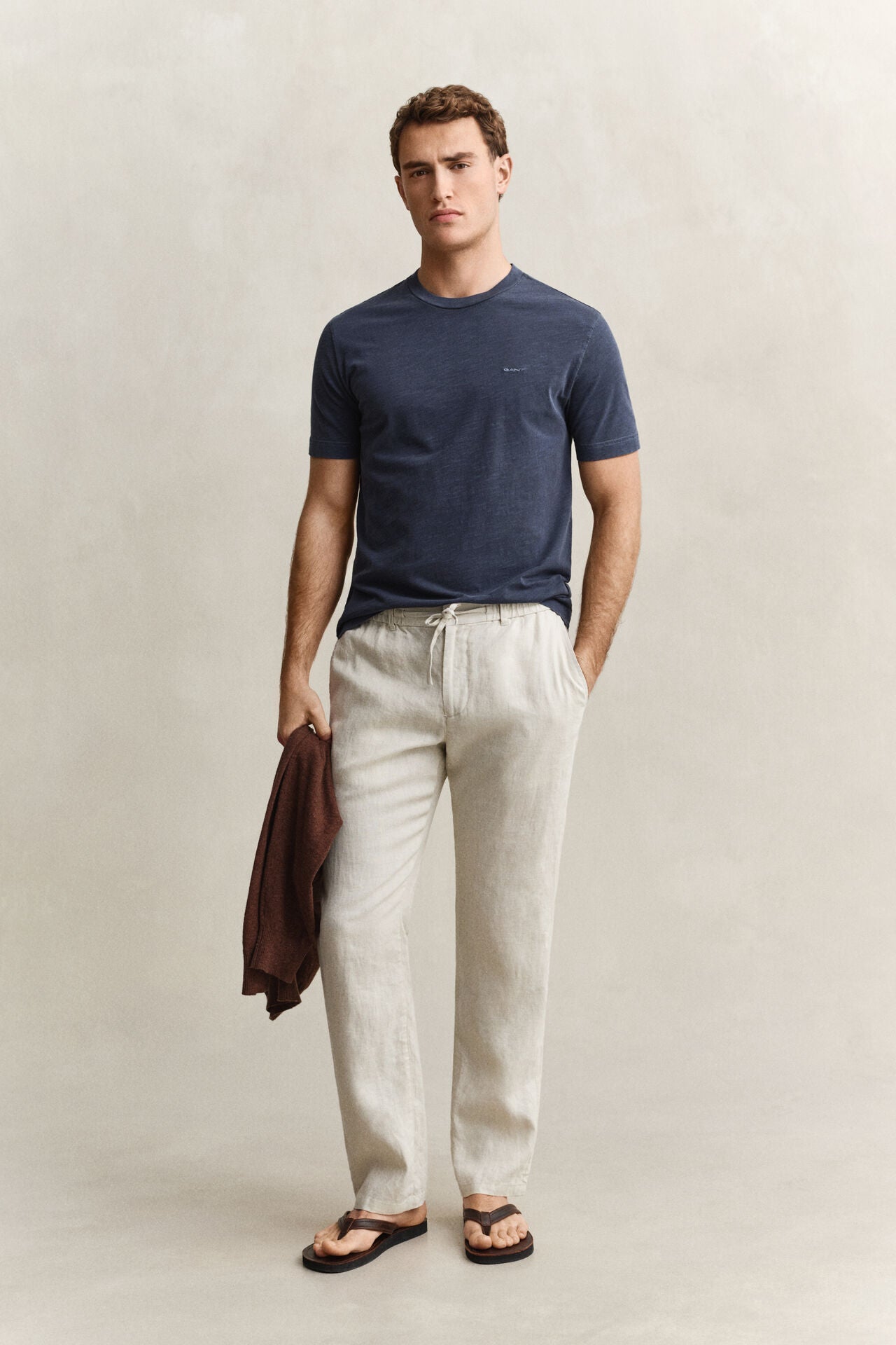 GANT WASHED SLUB T-SHIRT