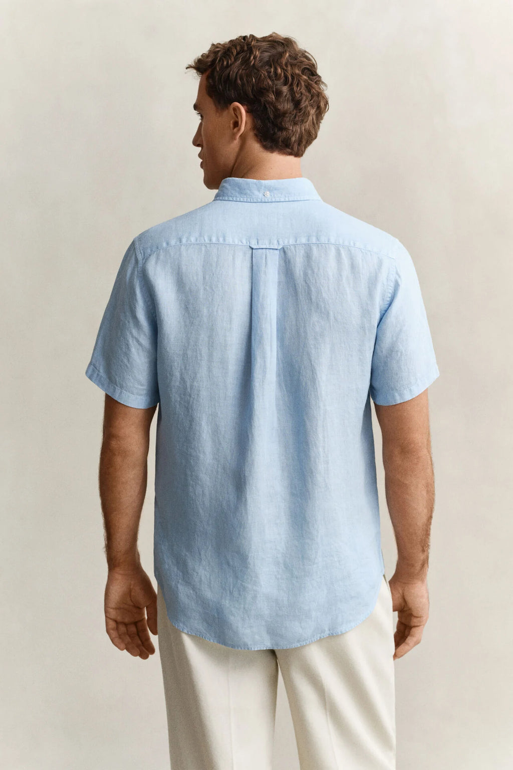 GANT REG DYED LINEN SS SHIRT