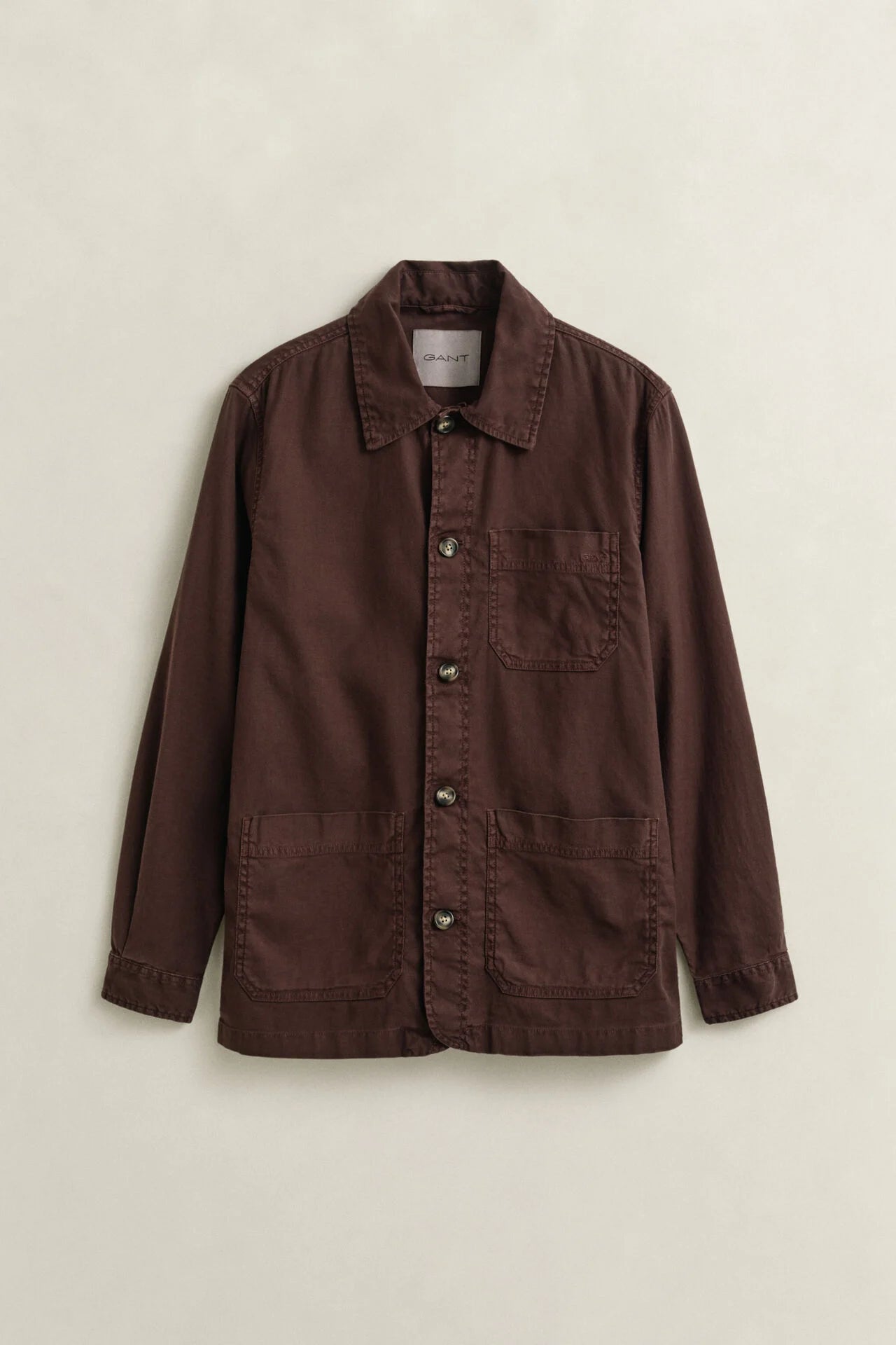 GANT REG COT/LINEN OVERSHIRT