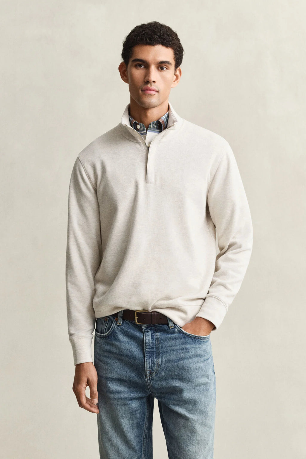 GANT LIGHT SACKER HALF ZIP