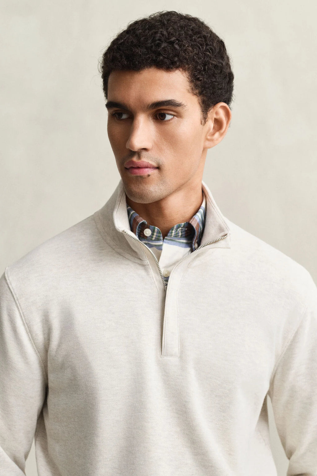 GANT LIGHT SACKER HALF ZIP