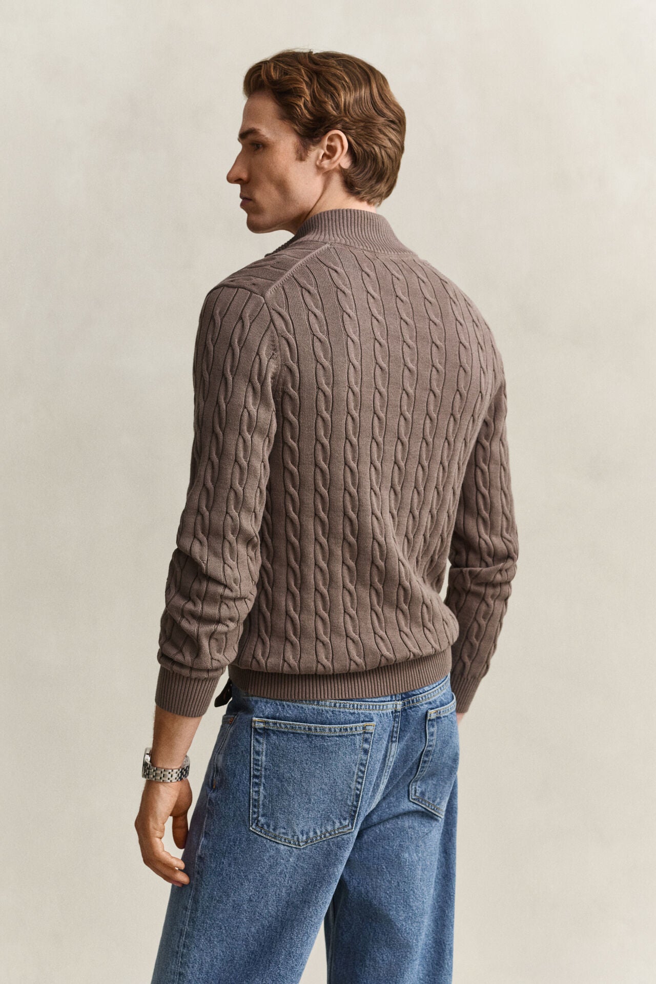 GANT CABLE HALF-ZIP