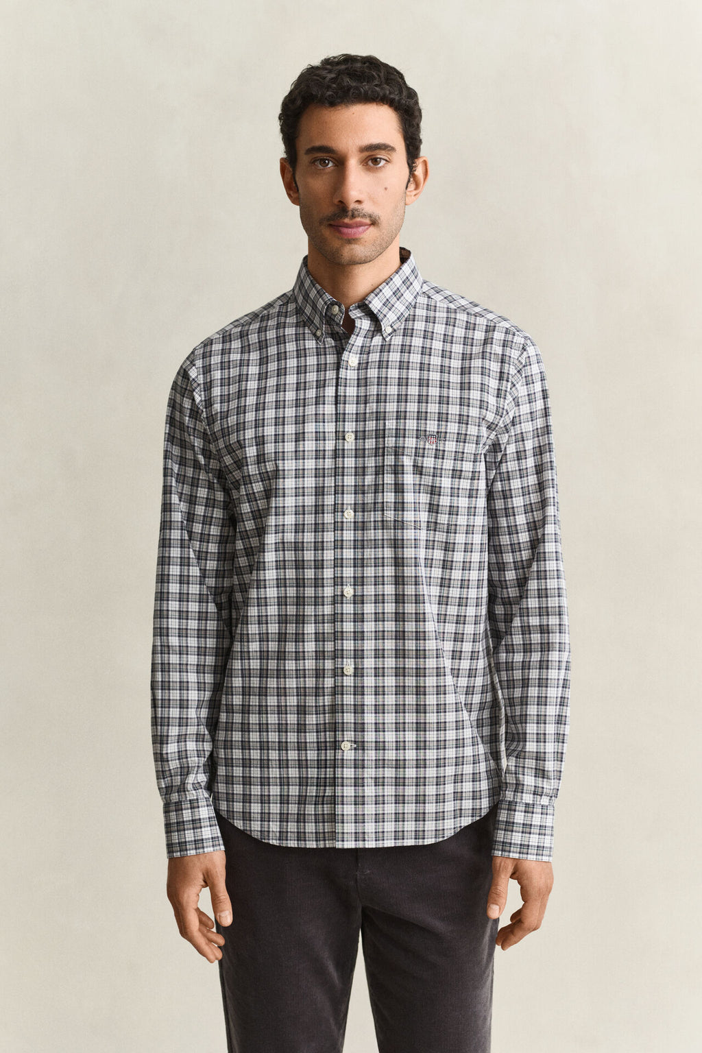 GANT REG POPLIN CHECK SHIRT