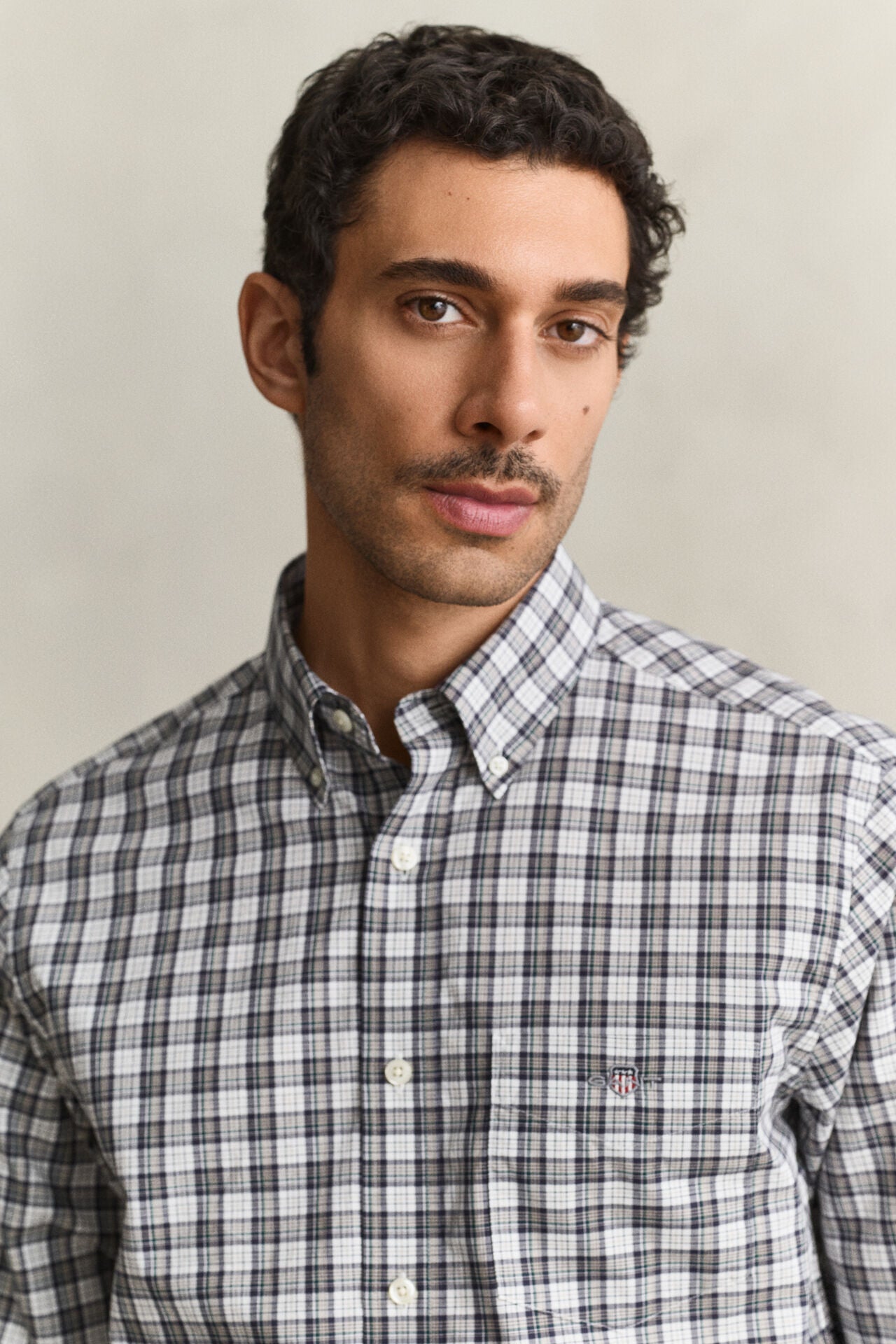 GANT REG POPLIN CHECK SHIRT
