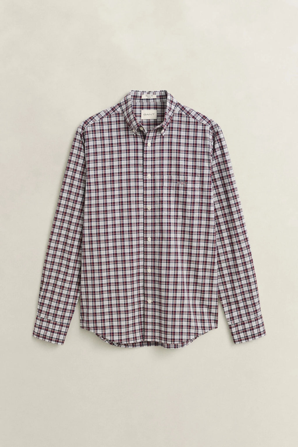 GANT REG POPLIN CHECK SHIRT