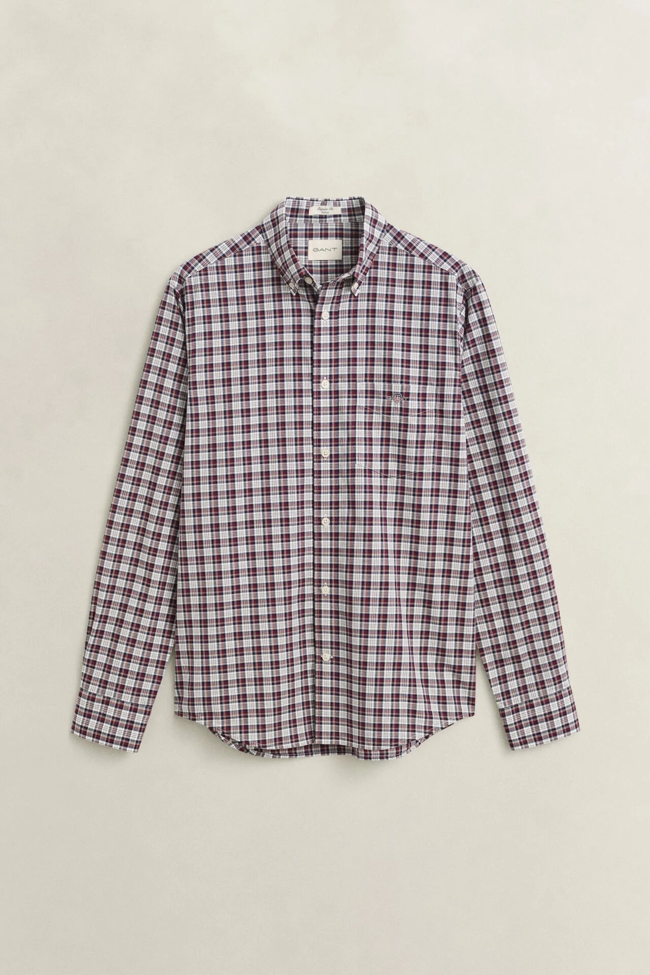 GANT REG POPLIN CHECK SHIRT