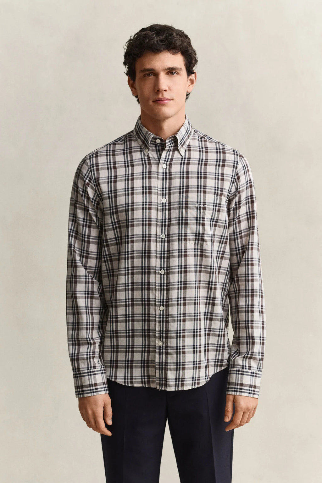 GANT REG TWILL CHECK SHIRT