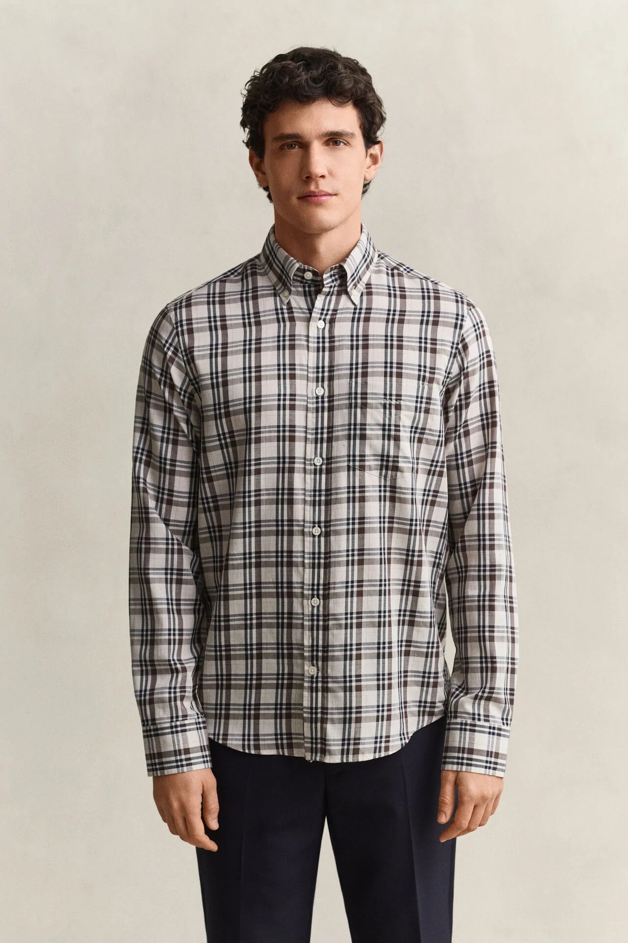 GANT REG TWILL CHECK SHIRT