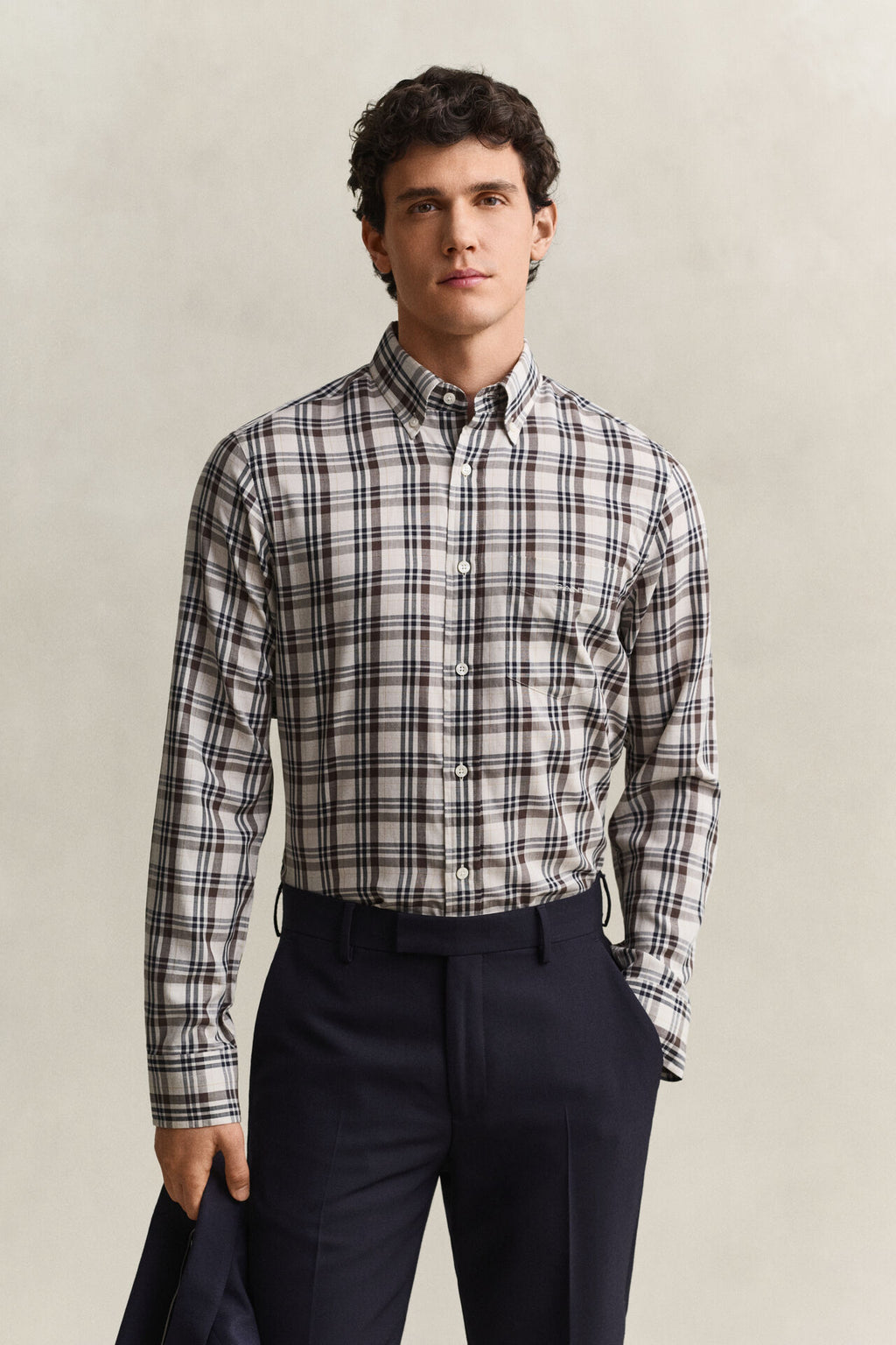 GANT REG TWILL CHECK SHIRT