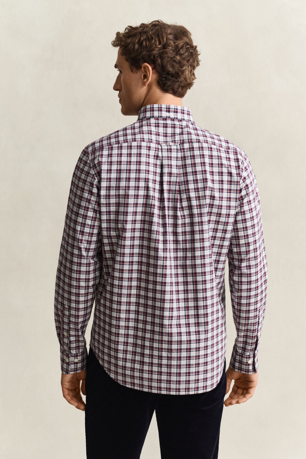 GANT REG POPLIN CHECK SHIRT