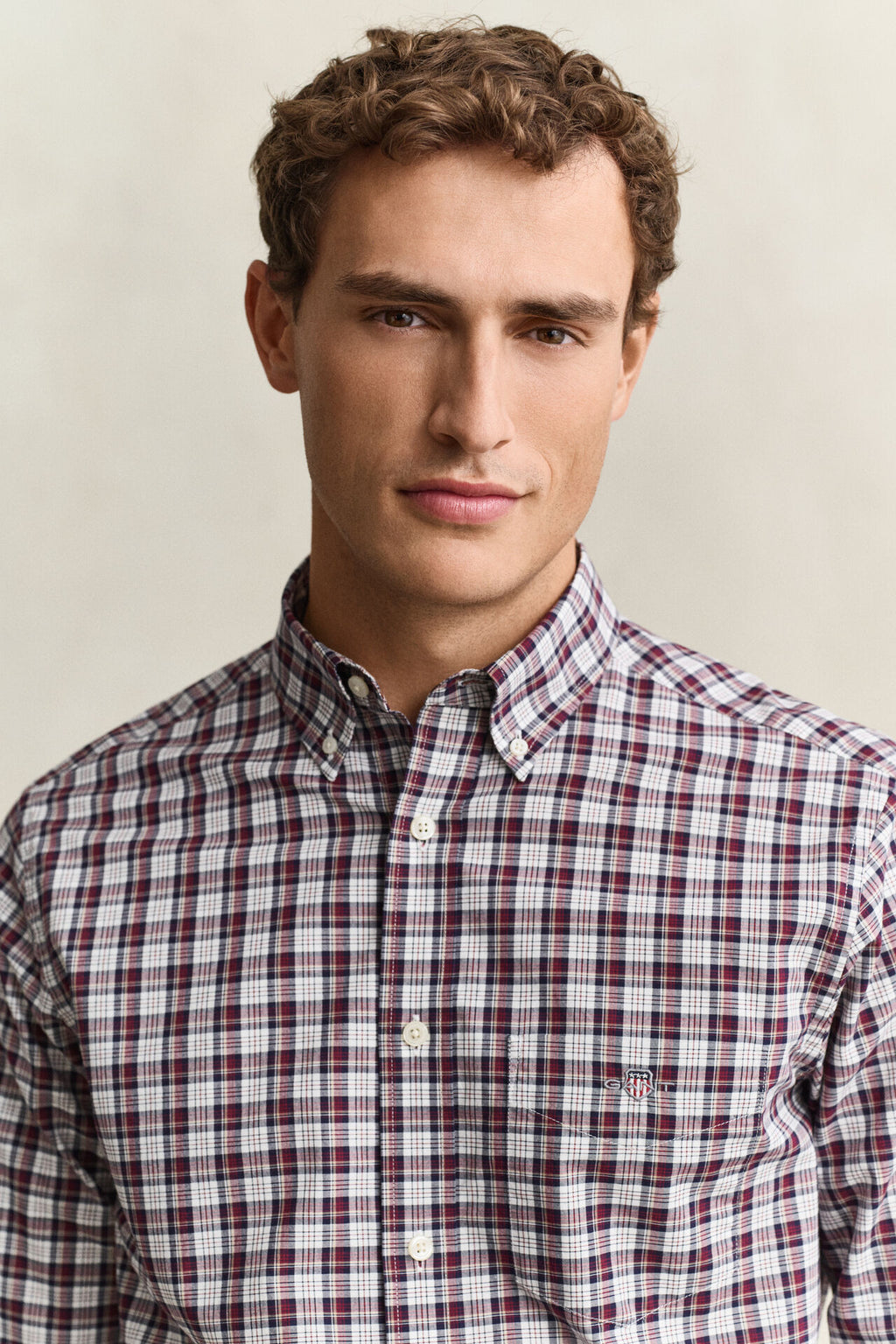 GANT REG POPLIN CHECK SHIRT