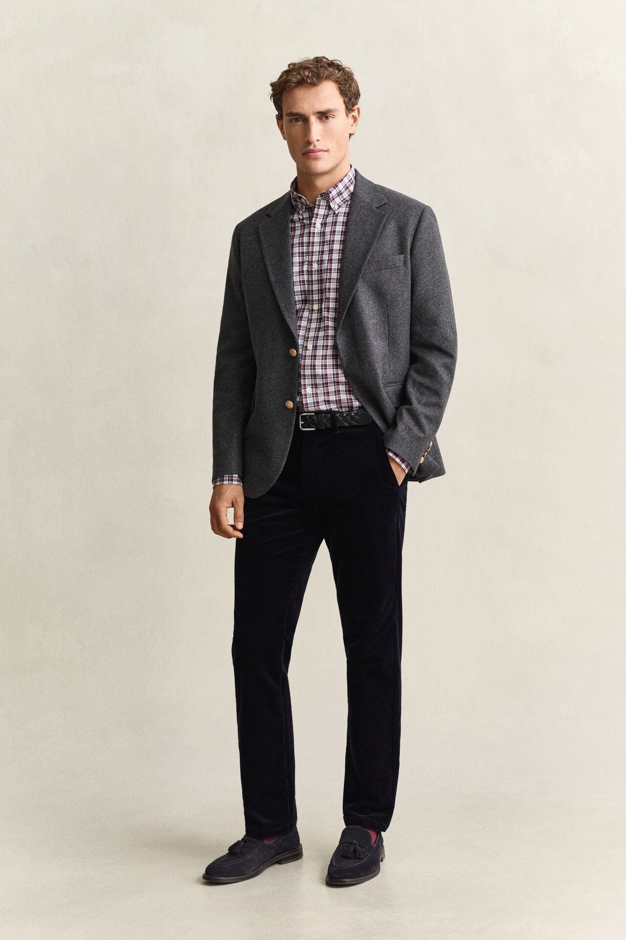 GANT REG POPLIN CHECK SHIRT